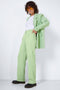 NOISY MAY NMDREWIE HW STRAIGHT PANTS KO NOOS - Dames Broek - High-waist - Rechte pijpen - Maat L