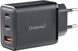 Intenso W65ACC - USB-oplader 65 W - 1x USB-A 2x USB-C - Zwart
