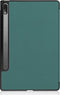 Lunso - Geschikt voor Lenovo Tab P12 Pro - Tri-Fold Bookcase hoes - Groen (niet voor de Geschikt voor Lenovo Tab P12)