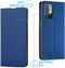 iMoshion Hoesje Geschikt voor Xiaomi Redmi Note 10 (5G) Hoesje Met Pasjeshouder - iMoshion Slim Folio Bookcase - Donkerblauw