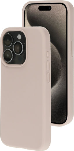 Mobiparts iPhone 15 Pro - Silicone Cover - Soft-touch - Soft Salmon