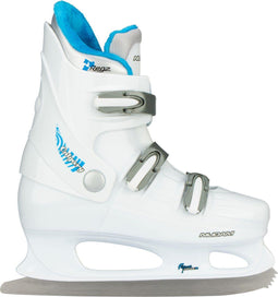 Nijdam Vancouver - Kunstschaats - Hardboot - Wit/Zilver - Maat 38