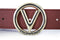 Valentino Bags Round - Kledingriem - Imitatieleer - Rood - 110 cm