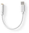Nedis CCGB65950WT01 - Audio-adapterkabel - USB A naar 3.5mm - Wit