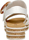 Gabor 550.2 - Sandalen - Leer - Sleehak - Wit - Maat 38