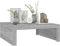 vidaXL - Salontafel - 100x100x35 - cm - bewerkt - hout - grijs - sonoma - eikenkleurig