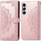 iMoshion Hoesje Geschikt voor Samsung Galaxy A35 Hoesje Met Pasjeshouder - iMoshion Mandala Bookcase - Rosé Goud
