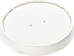 Deksel - Karton + PE - rond - Ø98mm - wit - 500 stuks