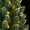 vidaXL - Kunstkerstboom - smal - met - 300 - LED's - 180 - cm