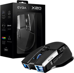 EVGA X20 - Gaming Muis - Drievoudige sensor 16.000dpi - Draadloos