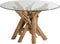 J-Line tafel Rond Takken - hout/glas - naturel