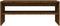 vidaXL - Salontafel - 100x40x40 - cm - bewerkt - hout - bruin - eikenkleur