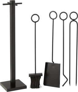 J-Line haardbestek - metaal - zwart