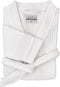 Heckettlane Badjas Wafel - Unisex Ochtendjas van 65% Gerecycled Katoen - GSM 450 - Wit