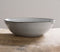 Dutch Rose Organic Schaal - Serveerschaal - 33cm - Stoneware Handgemaakt - Licht Grijs