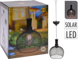 ProGarden Hanglamp solar LED 18,5 cm metaal