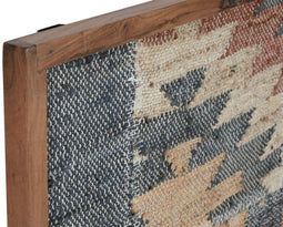 Esprit - Schilderij Indiaas - Blauw Rood Beige 75 x 3 x 105 cm (2 stuks)