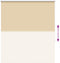vidaXL - Rolgordijn - verduisterend - 130x175 - cm - stofbreedte - 126,6 - cm - beige