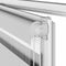 vidaXL - Zebra - rolgordijn - 95x200 - cm - stofbreedte - 90,9 - cm - lichtgrijs