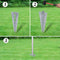 vidaXL - Gaashek - met - palen - 25x1,5 - m - gegalvaniseerd - staal