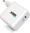 Urban Factory GSC65UF - Wandlader USB-C 65 W - Wit