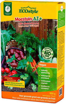 ECOstyle Moestuin Organische Meststof - Volledig Plantaardig - Voor Betere Smaak - 120 Dagen Voeding - Voor 15M² - 800 GR