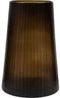 Riviera Maison Windlicht Bruin - Leighton Gekleurd Glas - Glas - (ØxH) 35x53