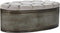 Kruk DKD Home Decor Beige Metaal Polyester Donkerbruin (121 x 44 x 47,5 cm)