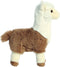 Aurora Eco Nation pluche knuffeldier geit - bruin/wit - 27 cm - Boerderijdieren thema speelgoed