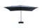 Feel Furniture - Roma parasol - 4x3 Meter Rechthoekig - Donkergrijs