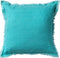 Dutch Decor BURTO - Kussenhoes van gewassen katoen Antigua Sand 60x60 cm - blauw - met rits