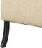 vidaXL - Hoogrugbank - Crème - 109x56x121 - cm - Stof