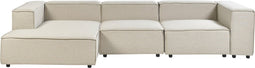 APRICA - Hoekbank - Beige - Rechterzijde - Linnen