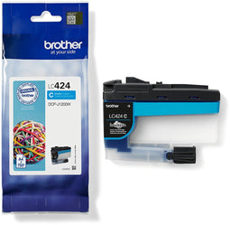 Brother LC-424C - Inktcartridge - Kwalitatief hoogwaardige afdrukken - Cyaan