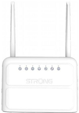 Strong 4G AirHome 410 - Mobiele modem - 4G - 3G - 4x Ethernet 100Mbps - 2,4GHz - Hoogte 130mm - Breedte 183,9mm - Diepte 39,6mm