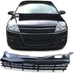 Opel Astra H (04-06) - Sport radiatorrooster - Badgeloos - Zwart