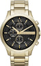 Armani Exchange AX2137 - Herenhorloge - Quartz - Goudkleurig - 46 mm