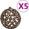 vidaXL - Kunstkerstboom - 150 - LED's - kerstballen - en - sneeuw - 150 - cm