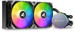 Sharkoon S70 RGB - Box ventilator - 2x 120mm LED - Zwart