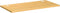 Bureaublad 110x55x2,5 cm bamboe