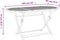 vidaXL Tuintafel inklapbaar 160x85x75 cm massief acaciahout