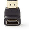 Nedis CVGB34901BK - HDMI adapter - 90° gehoekte connector - Zwart
