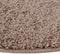 vidaXL - Shaggy - Tapijt - met - Latex - Achterkant - Bruin - ø160 - cm