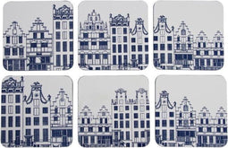 &Klevering - Onderzetters - Amsterdam - 6 stuks