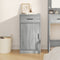 vidaXL - Dressoir - grijs - Sonoma - 40x41x75 - cm - gefabriceerd - hout