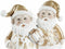 Kerstversiering DKD Home Decor Hars Kerstman (8 x 6 x 13,5 cm) (2 Stuks)