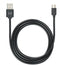 Mobilis 001278 - USB A naar USB type-C Kabel - 100 cm - Zwart