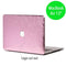 Lunso Geschikt voor MacBook Air 13 inch (2010-2017) cover hoes - case - shiny leer roze