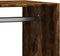 vidaXL - Kledingkast - 77x48x102 - cm - bewerkt - hout - gerookt - eikenkleurig