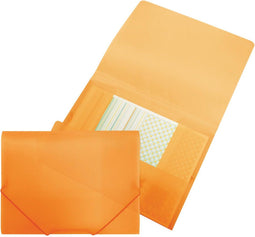 Beautone elastomap met kleppen A4 oranje (1 stuk)